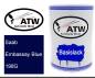 Preview: Saab, Embassay Blue, 198G: 500ml Lackdose, von ATW Autoteile West.